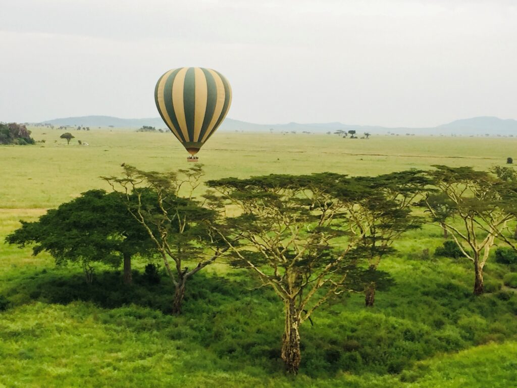 Hot Air Ballooning over Serengeti